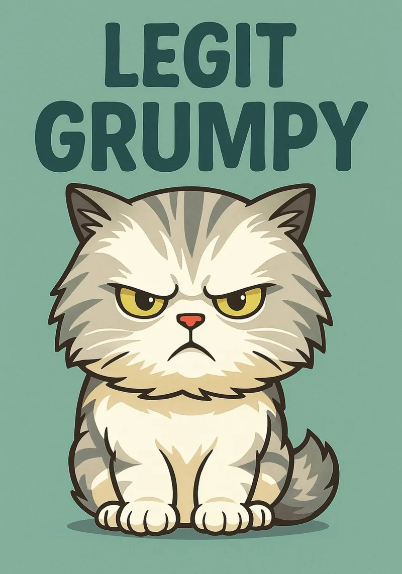 Legítimo Grumpy Cat metacrilato de the gindils