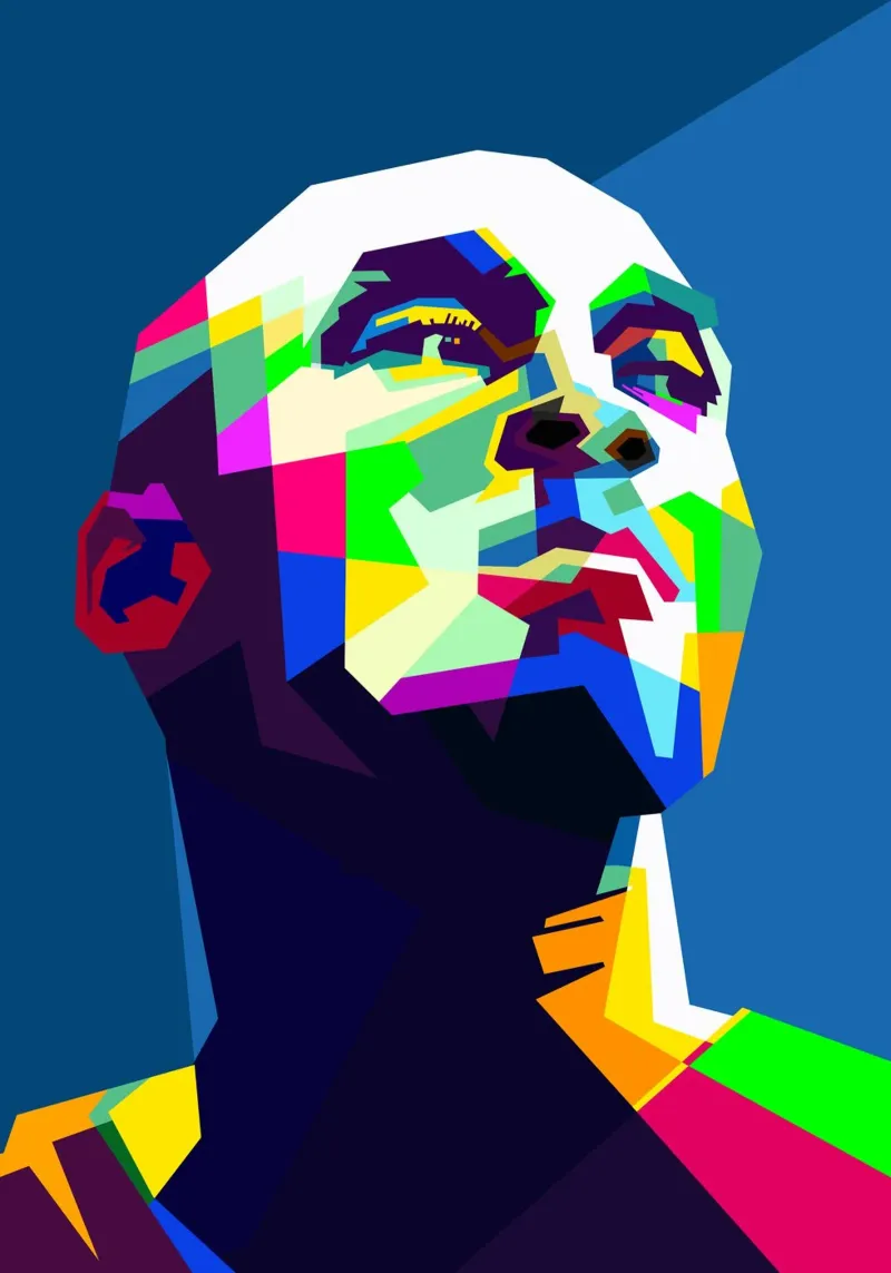 Kobe Bryant Basket WPAP Trending Now carta hahnemühle da Artkreator