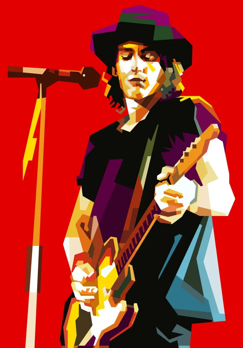 Dove va di moda Izzy WPAP ora pellicola backlit da Artkreator