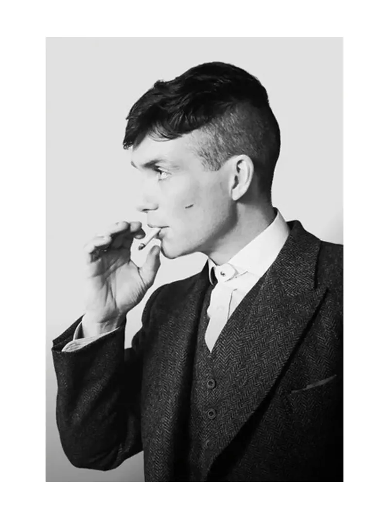 Bw Peaky Blinders pellicola backlit da Black And White