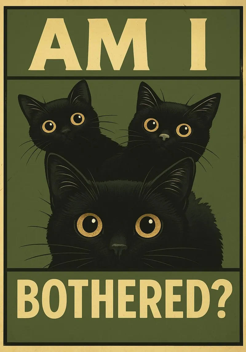 Am I Bothererd Cat Funny metacrilato de the gan gan