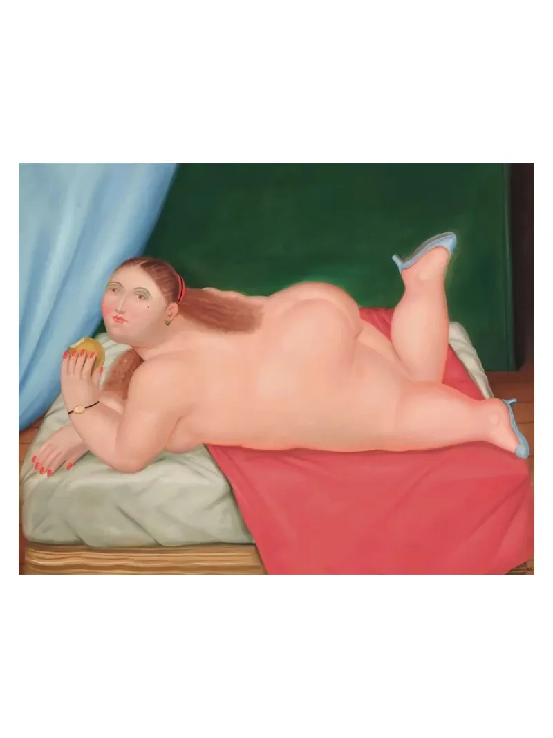 sdraiato sul letto Botero pellicola backlit da Boteroobest
