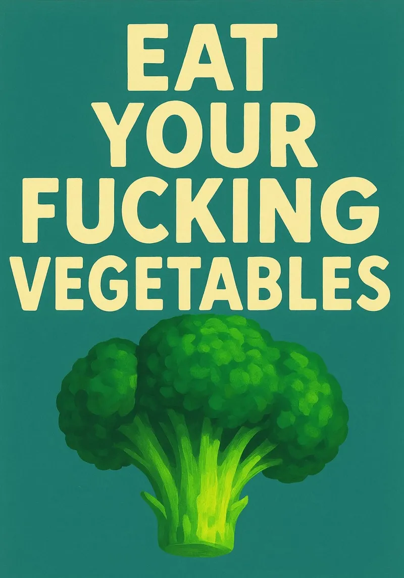 Broccoli Funny Kitchen pellicola backlit da the gan gan