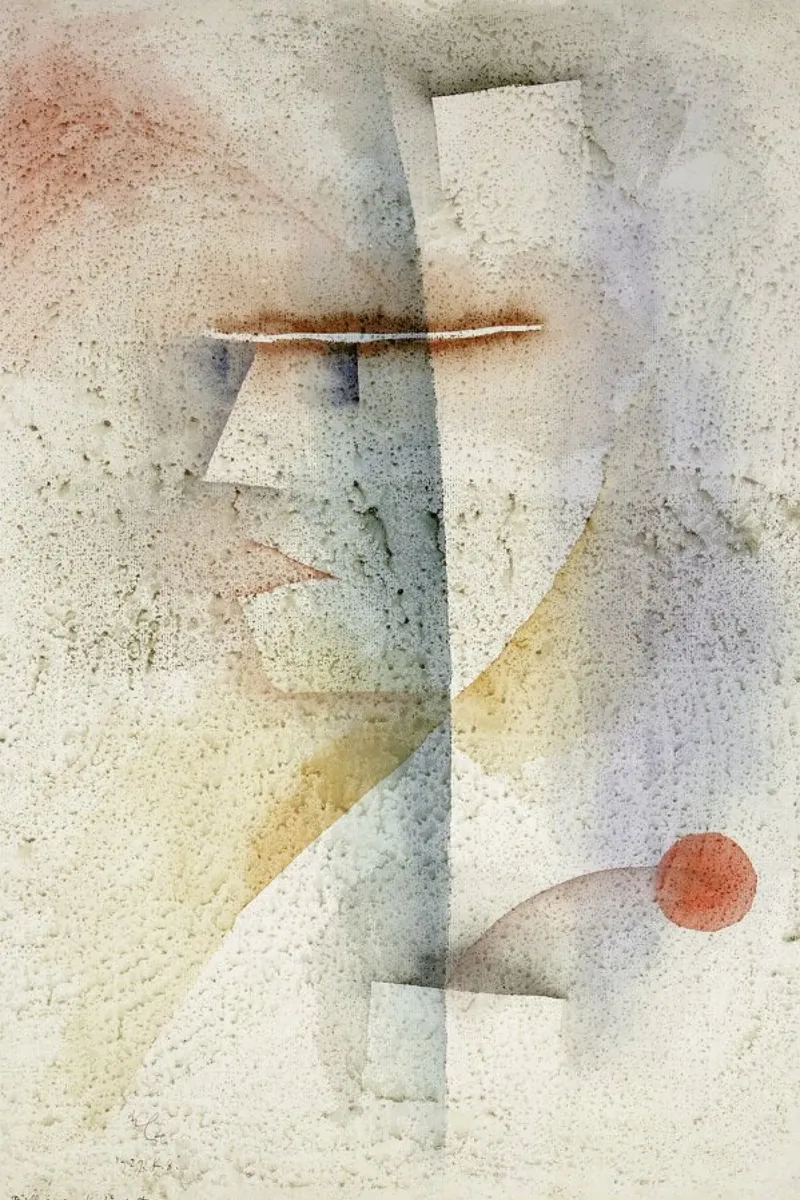 Klee - Man in Costume (with a Flower) pellicola backlit da ARTOTHEK