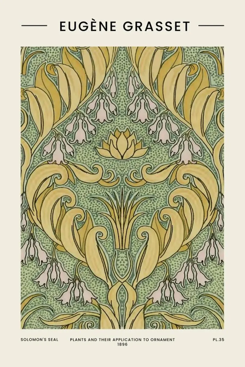 Grasset - Solomon's Seal pellicola backlit da Vintage by JUNIQE