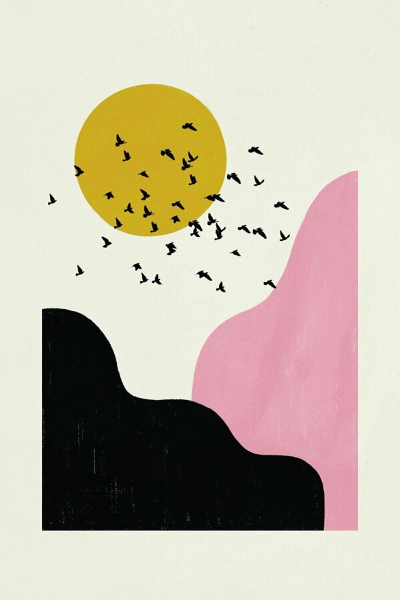 Flock Of Birds II poster by Pure
