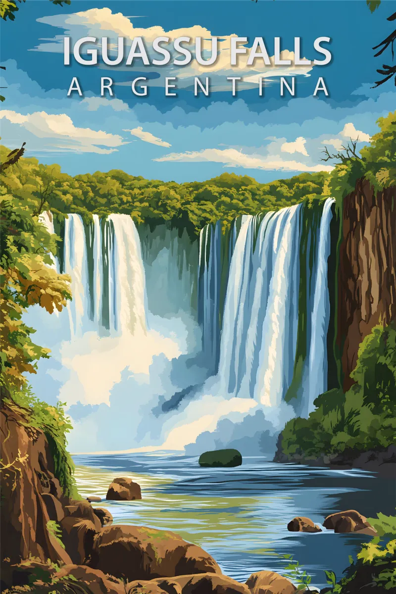 Cascate di Iguassu, Argentina plexiglass da Wanderlust Vibes