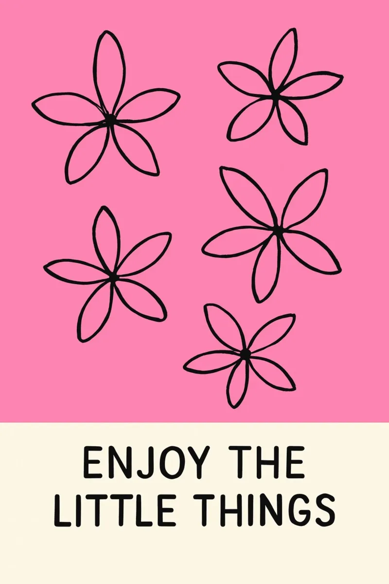 Enjoy The Little Things poster da treechild