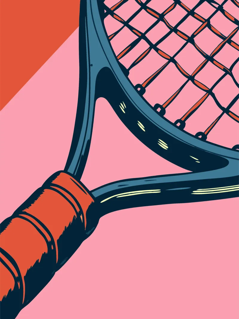 Racchetta da tennis tela con Cornice a cassetta da SPORTS ONLY
