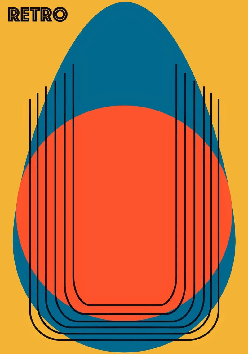 RETRO. poster by FRICKE DESIGN