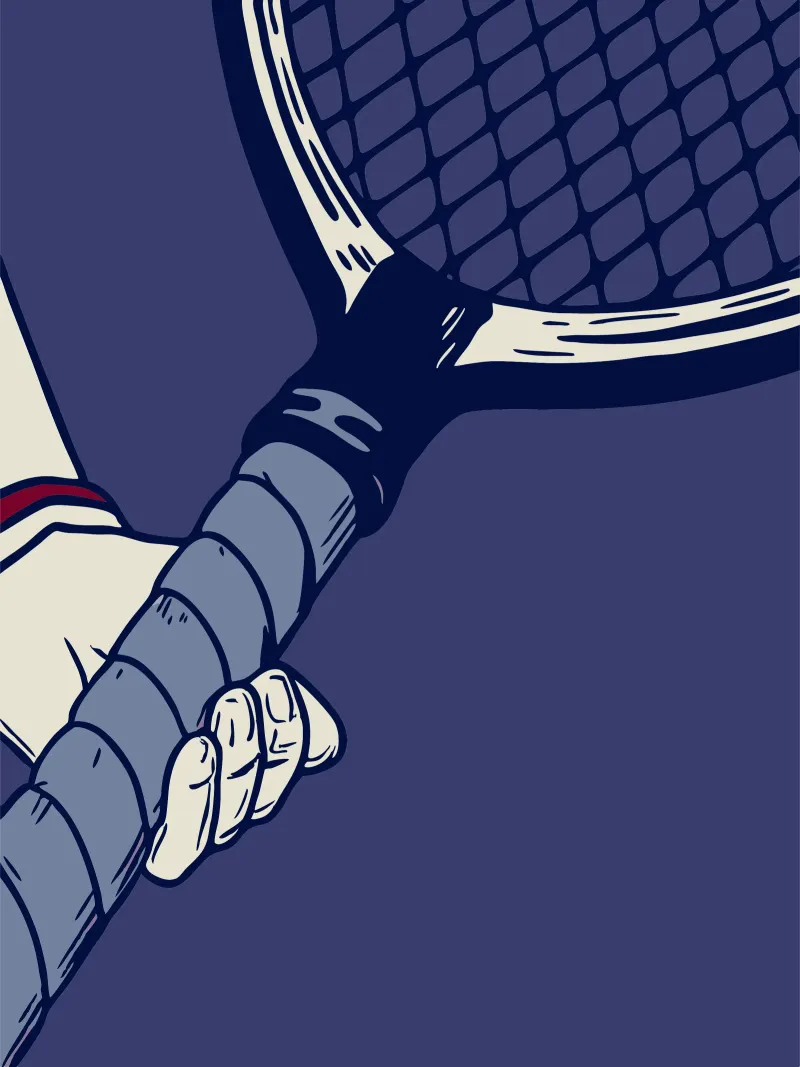 Tennis Racket hahnemühle van SPORTS ONLY