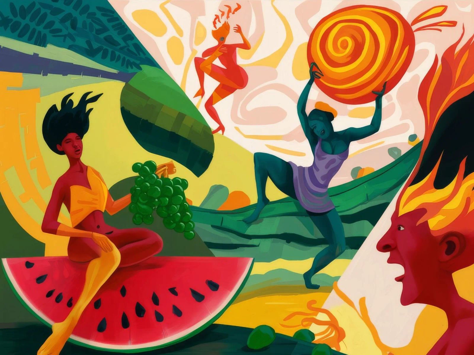 Dynamic Dance Fantasy poster by Petal Canvas