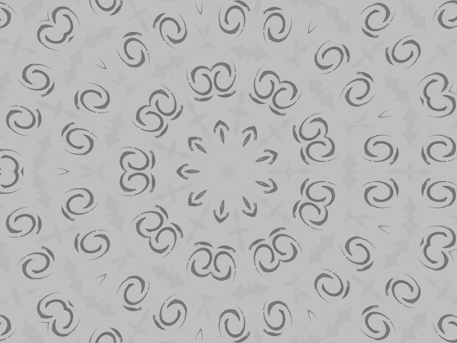 Abstract dynamic circular pattern in grey canvas by Something for you