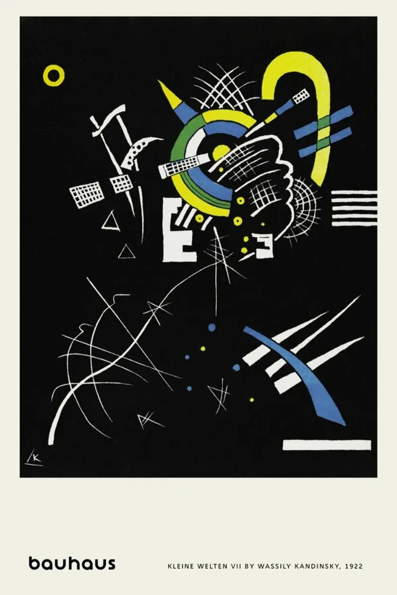 Kandinsky - Kleine Welten VII pellicola backlit da Vintage by JUNIQE