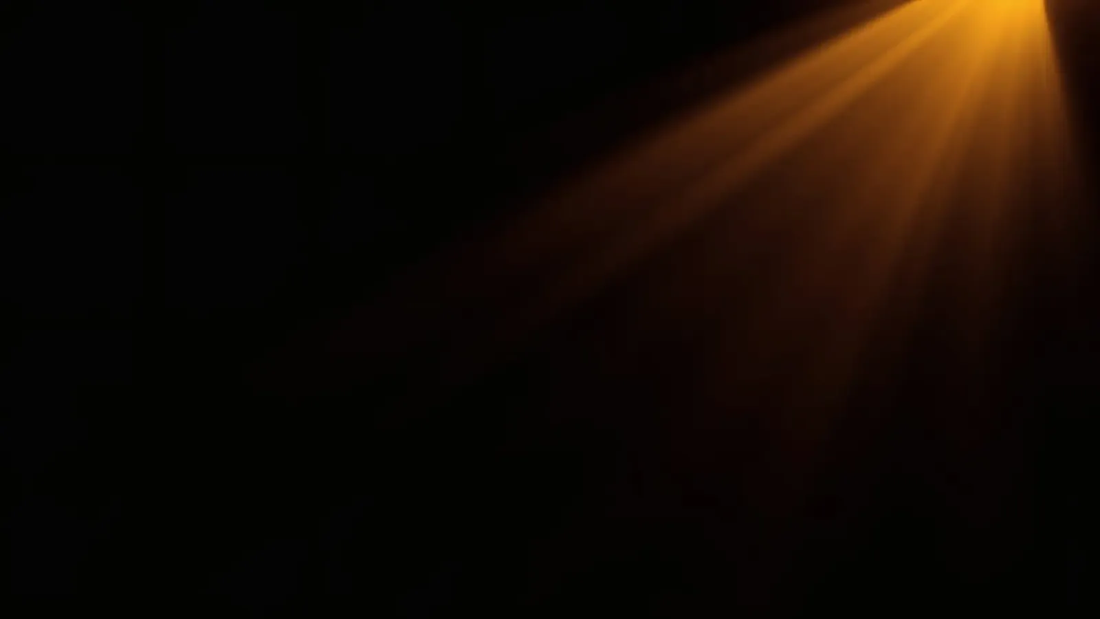 Heller goldener Lichtstrahl leuchtet durch die Dunkelheit Forex-Platte von DesignDoodle
