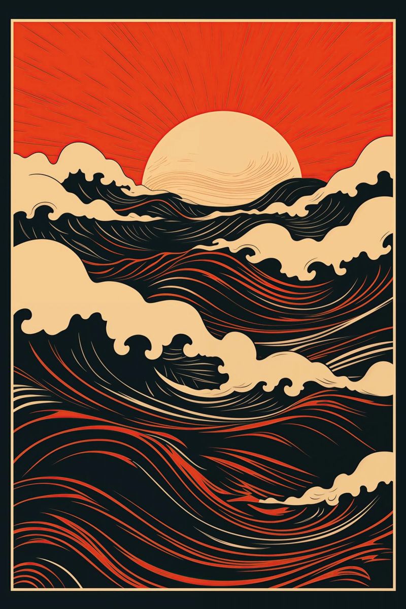 Zonsondergang poster da Imagine