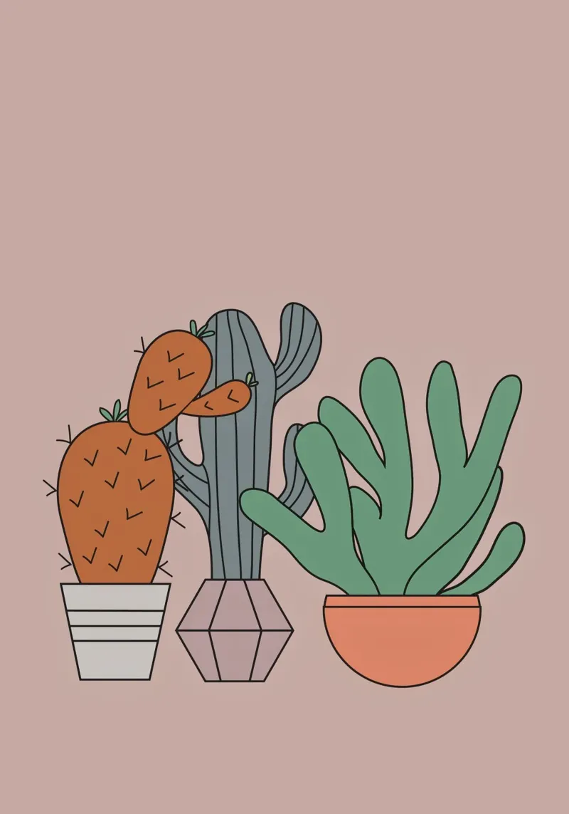 Cactus. pellicola backlit da FRICKE DESIGN