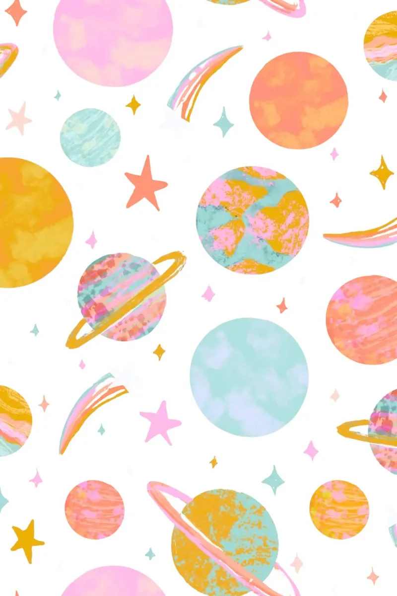 Stampa galassia per cameretta, stampa spazio per bambini, poster pianeta poster con telaio in alluminio da ABC Prints