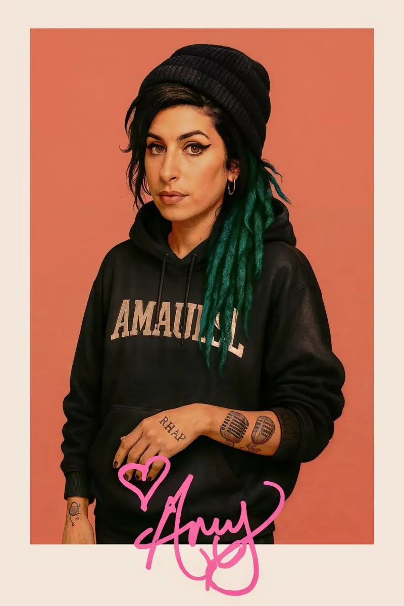 Amy Reloaded poster con telaio in plastica da CNTRL