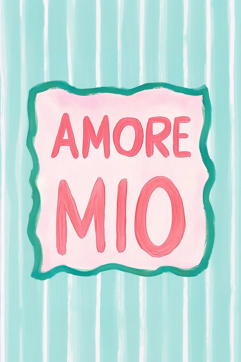 Amore Mio Poesie pellicola backlit da Carinaprint