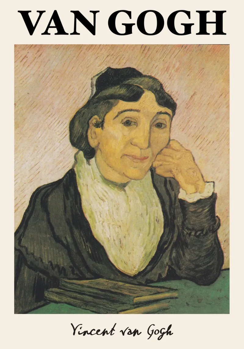 L'Arlésienne (Madame Ginoux) di Van Gogh - Post-Impressioni alluminio dibond da NorwesClub