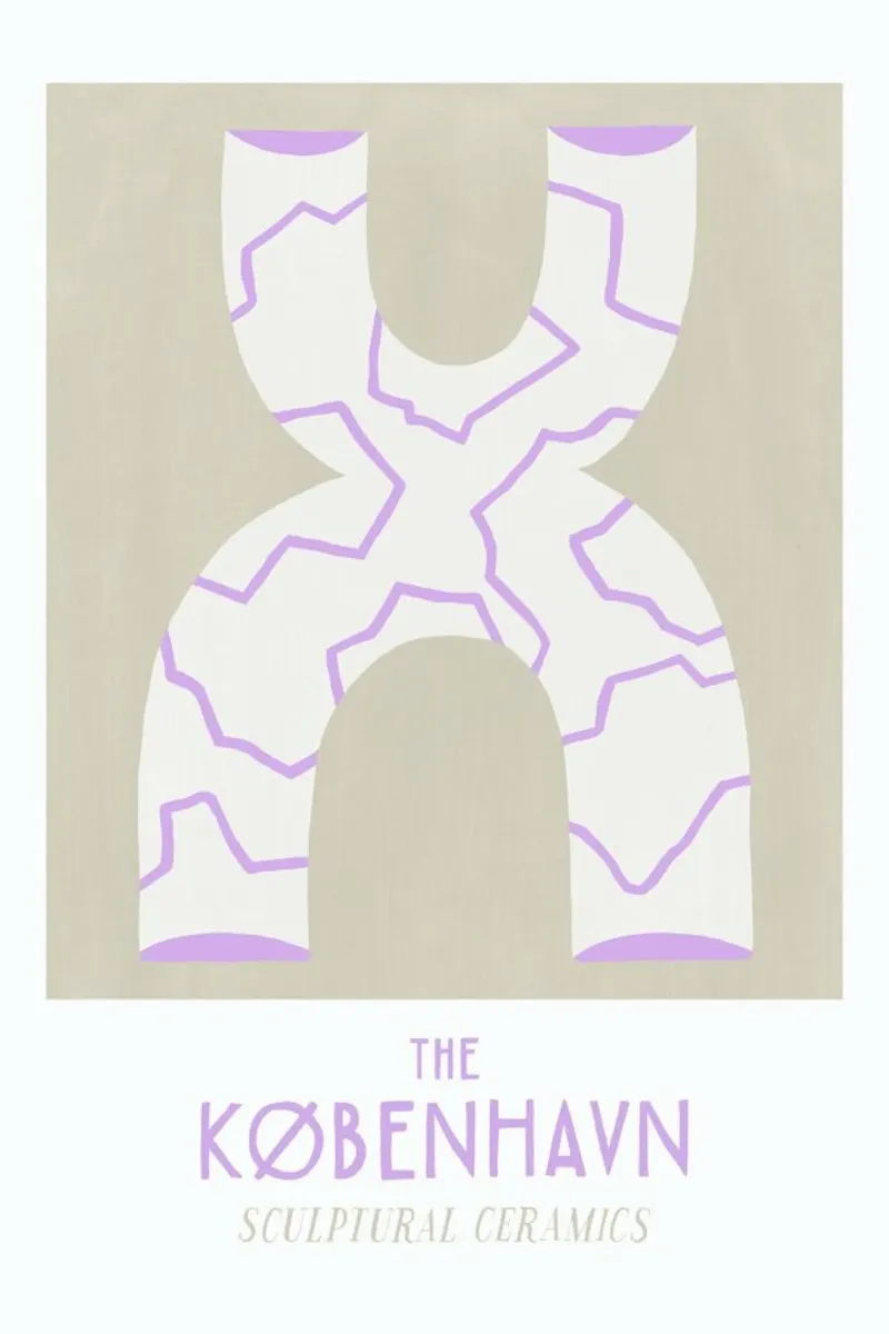 The Kobenhavn No. 1 poster con telaio in alluminio da typealive