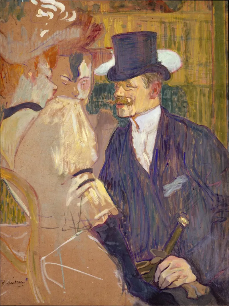Henri de Toulouse-Lautrec - L'inglese tela da Wirla