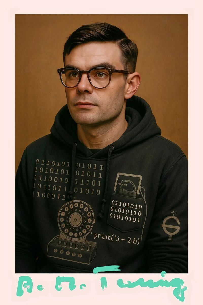 Nerd Icon – Alan Turing hahnemühle de CNTRL