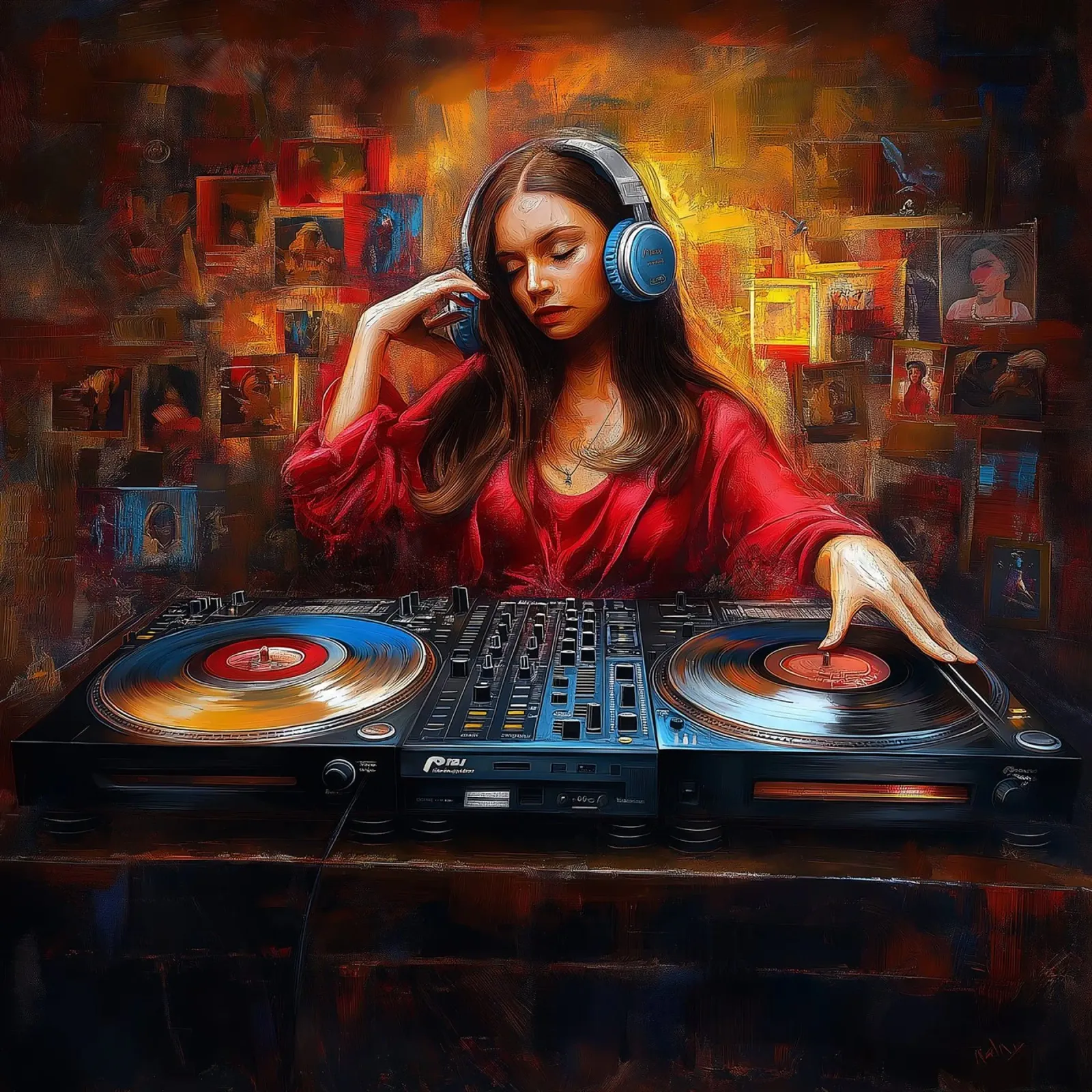 Emotional DJ pellicola backlit da Motivate-Today