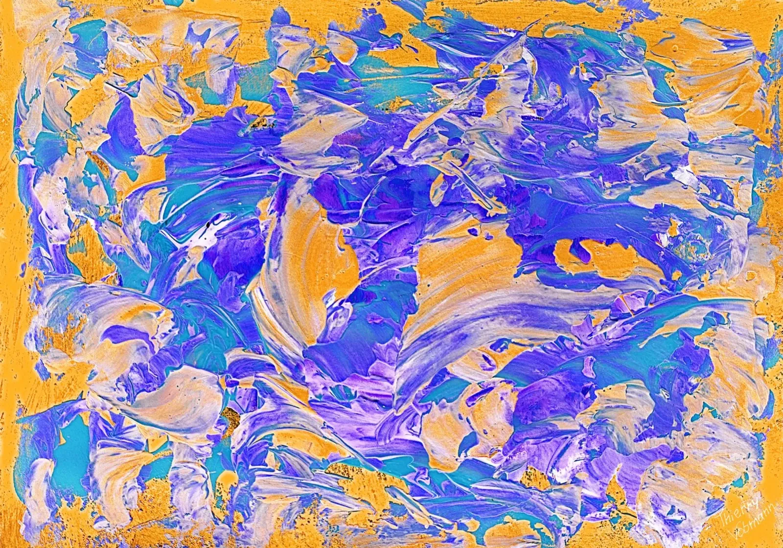 IDEAL GIFT 18. Invers pellicola backlit da Thierry Vobmann Abstract painting