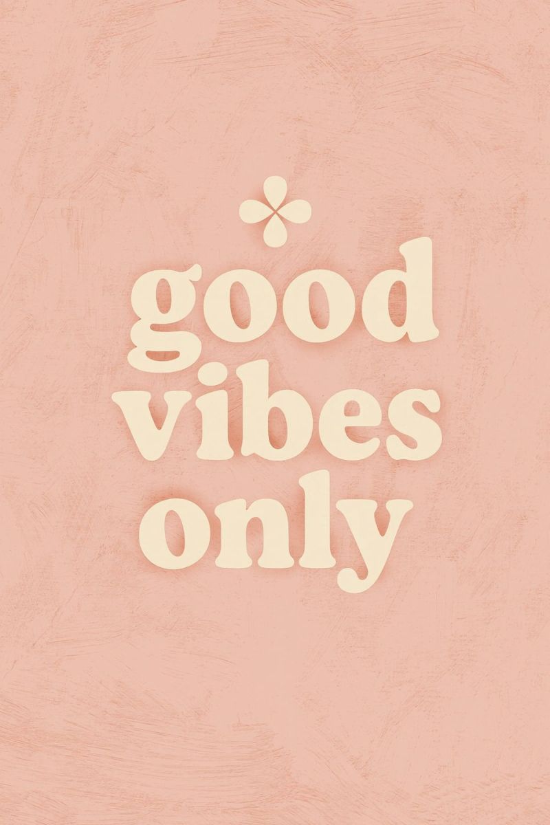 Good Vibes Only (Light) pellicola backlit da treechild