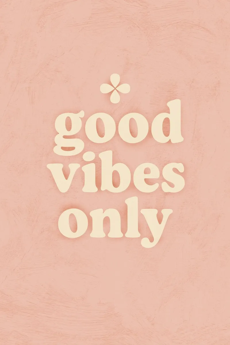 Good Vibes Only (Light) lámina retroiluminada de treechild