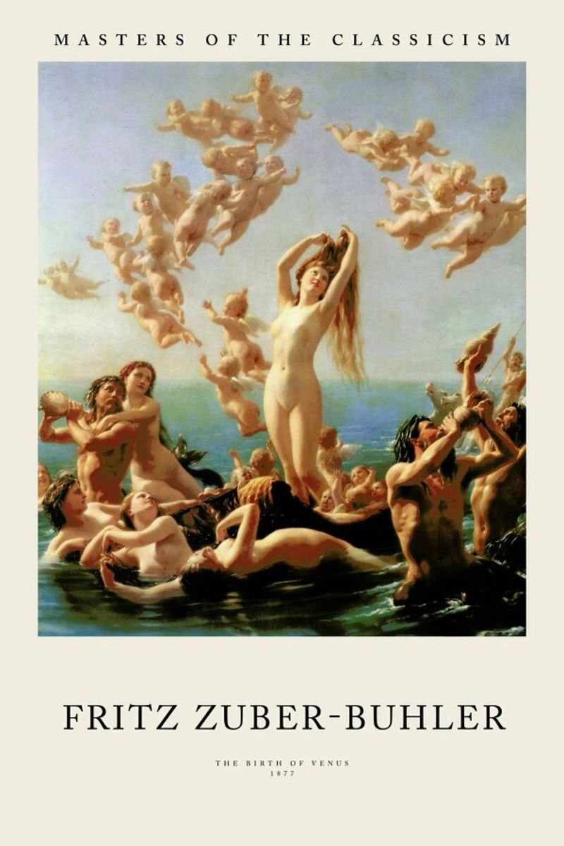 Zuber - Buhler - The Birth of Venus poster da Vintage by JUNIQE