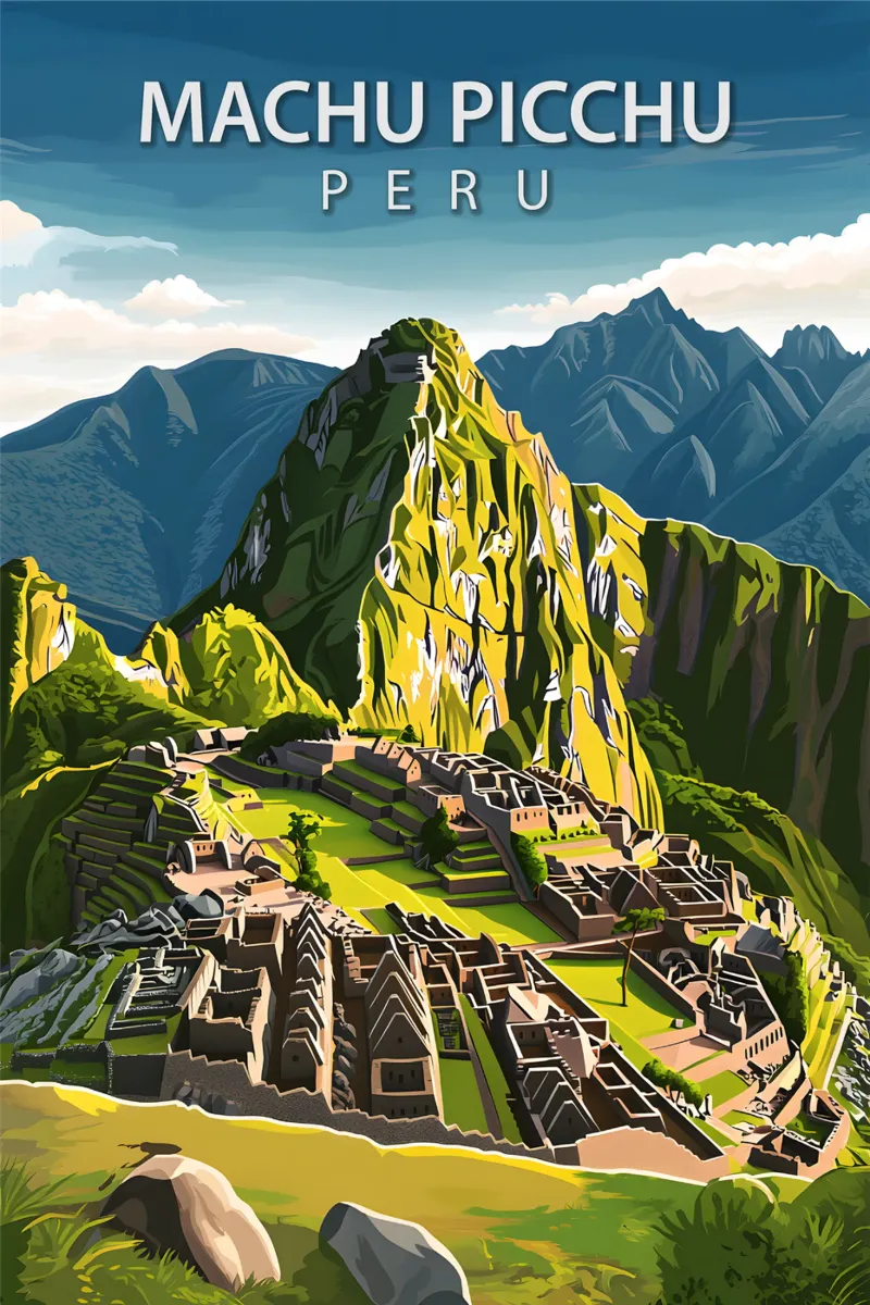 Machu Picchu, Perù plexiglass da Wanderlust Vibes