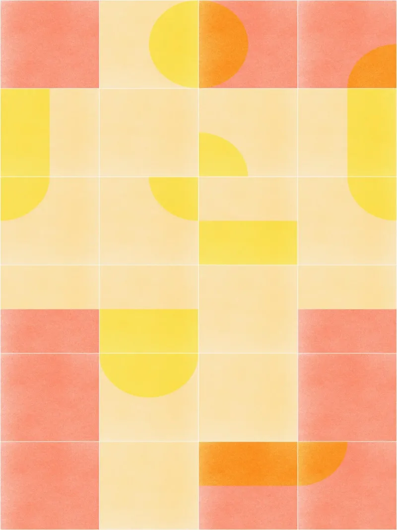 Retro Tiles 01 alluminio dibond da designdn