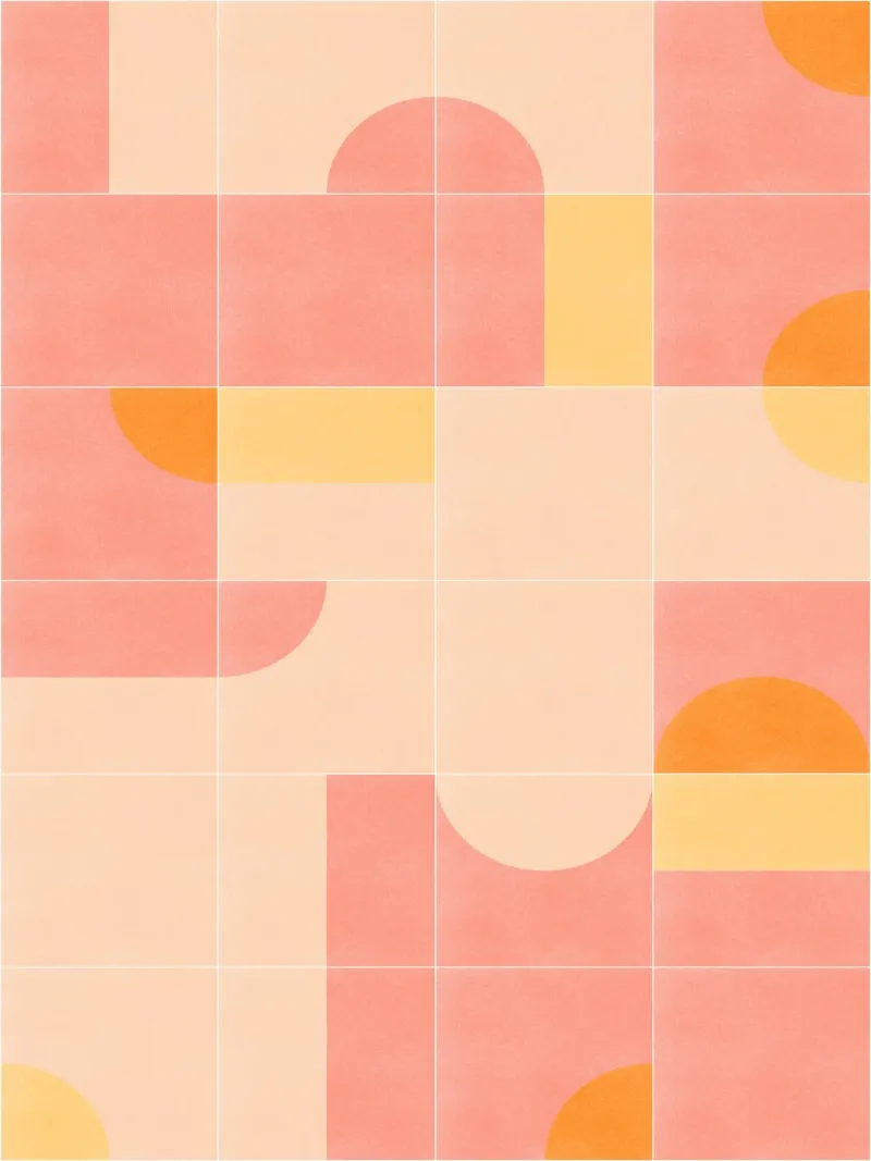 Retro Tiles 02 pellicola backlit da designdn