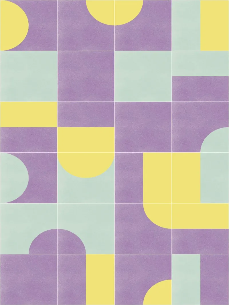 Retro Tiles 07 carta hahnemühle da designdn