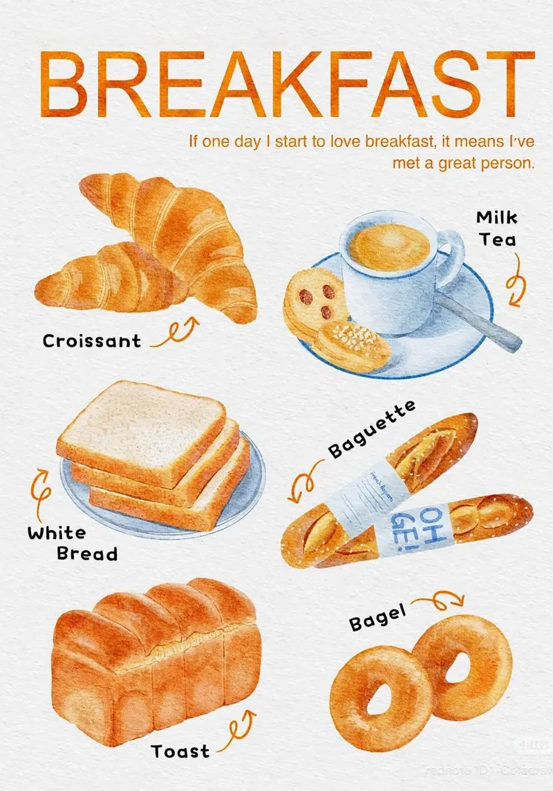 Colazione / Brunch mattutino carta hahnemühle da Attaboy Dsgn