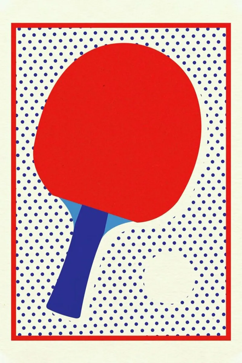 Ping Pong Dots plexiglass da Rosi Feist