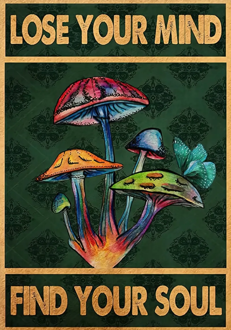 Funghi Perdere la mente Trovare l'anima pellicola backlit da Aaronshop