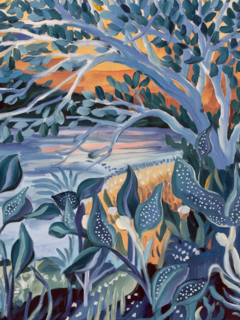 Twilight Garden Pulse hahnemühle de Solestice Strokes
