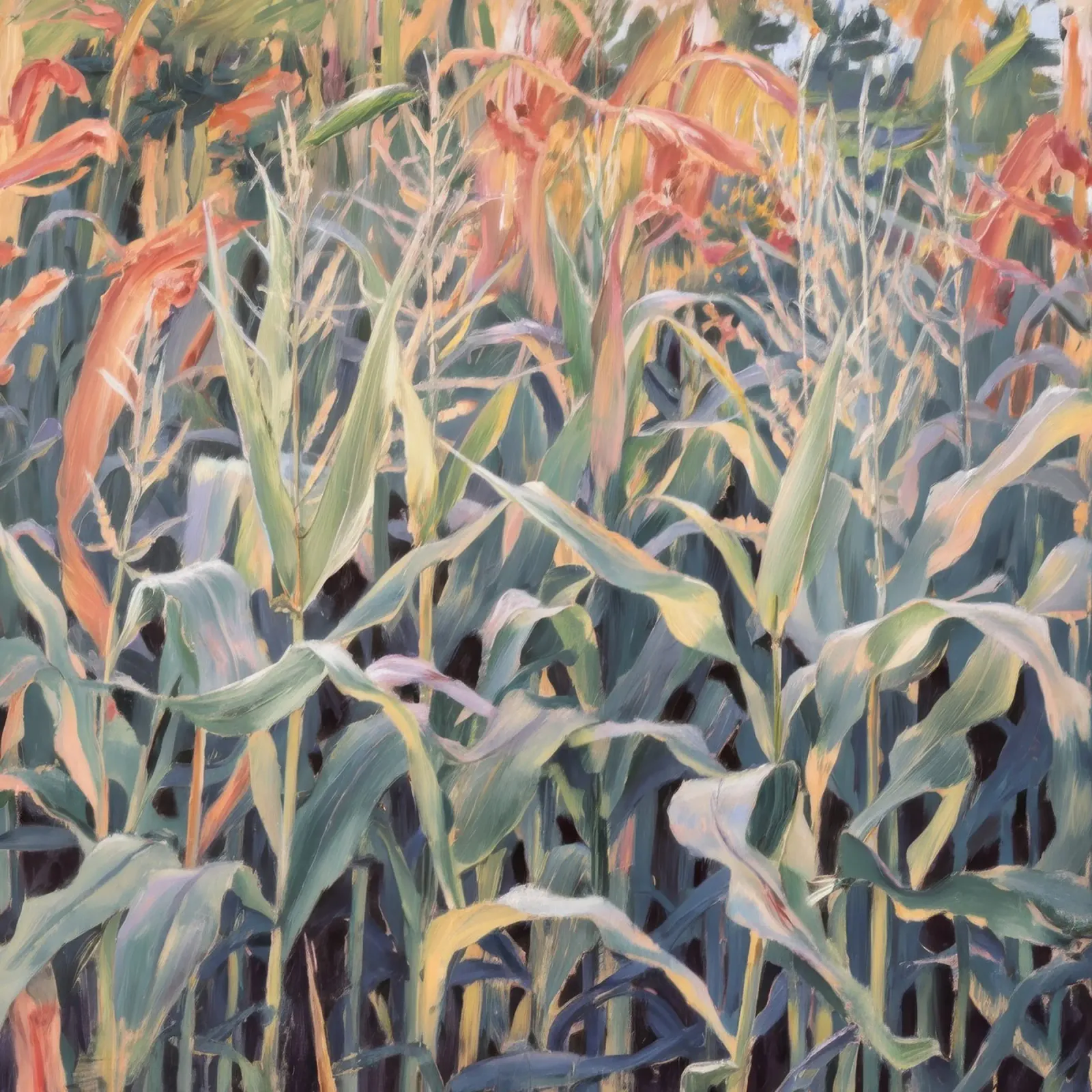 I segreti del campo di grano mormorano poster con telaio in legno da Solestice Strokes