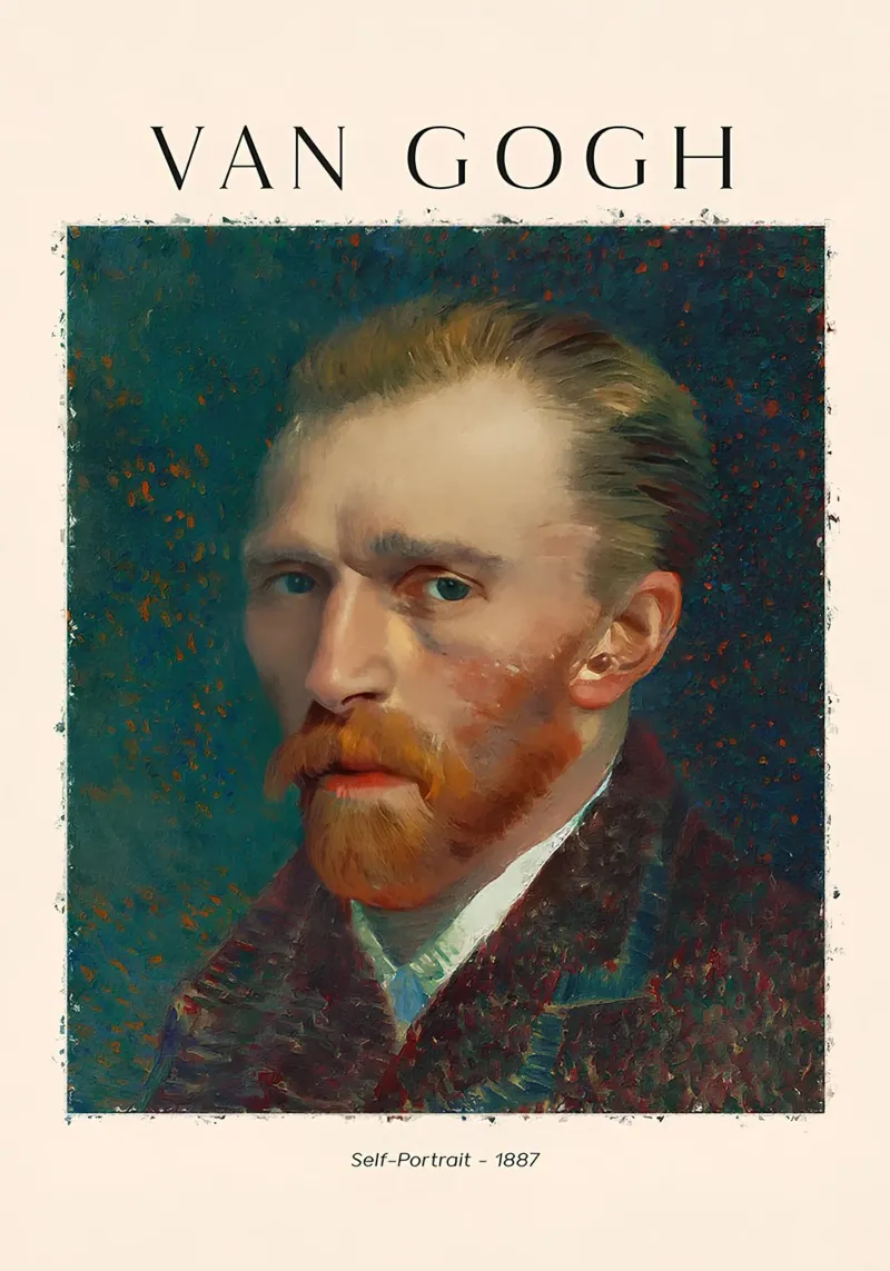 Van Gogh Self-Portrait - Post-Impressionist Icon, Masterpiec hahnemühle by NorwesClub