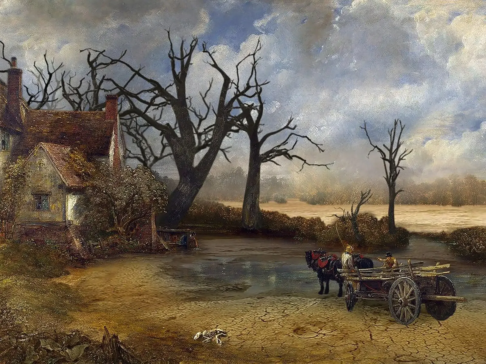 John Constable Arte poster con telaio in alluminio da Brooke