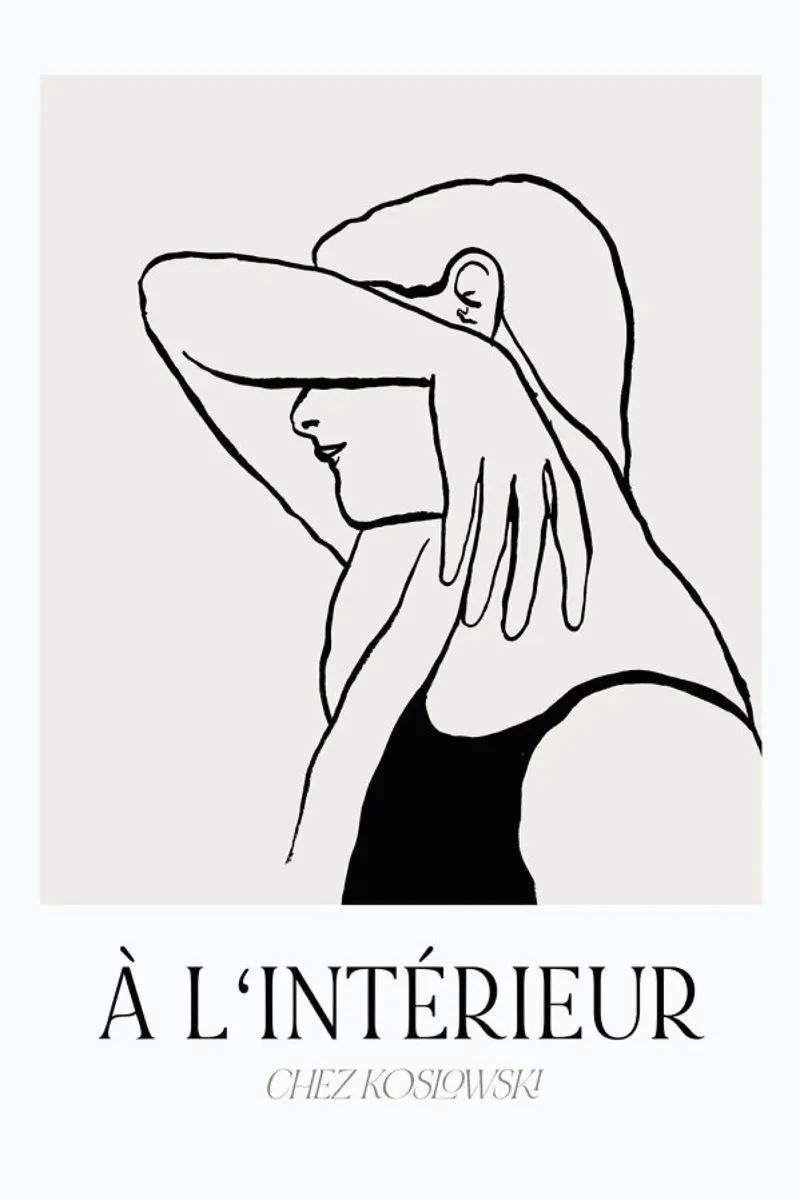 Inside No. 1 poster con telaio in alluminio da typealive