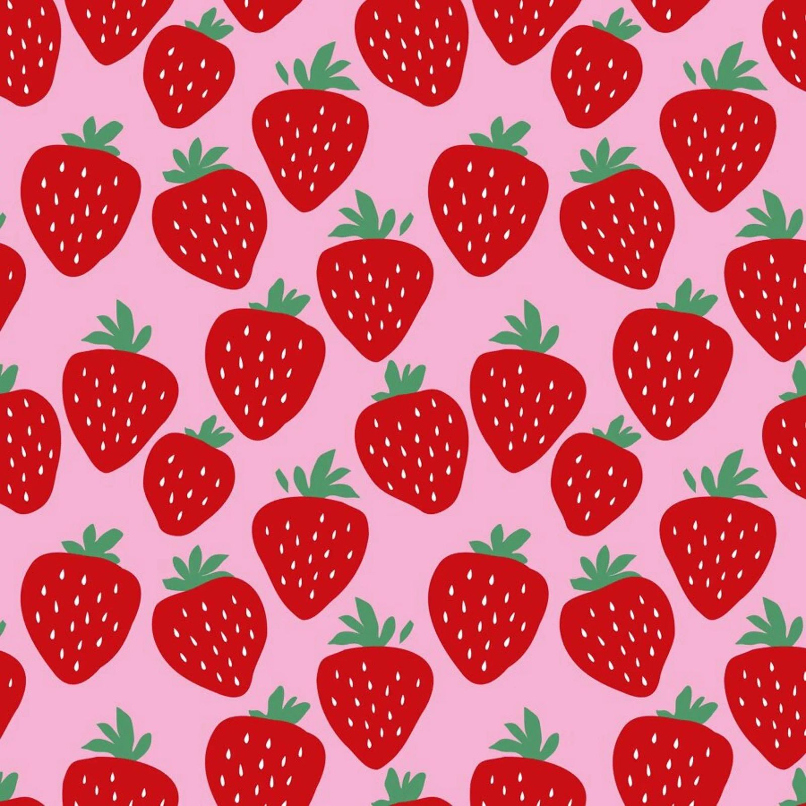 Strawberries On Pink poster by A Nordic Girl