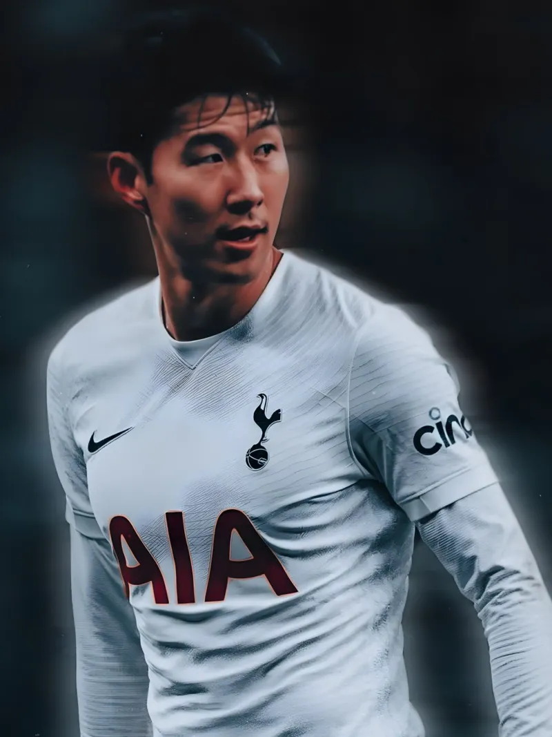Son Heung-min pellicola backlit da Low poly art