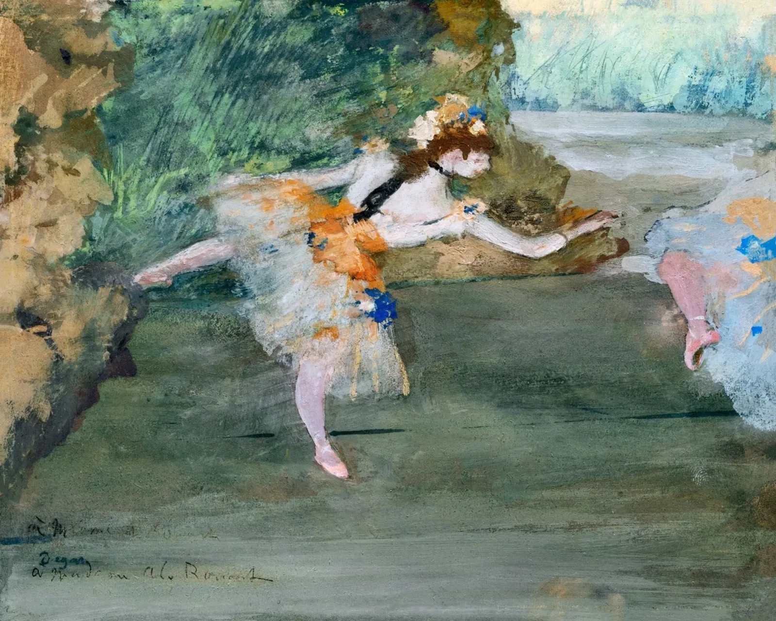 Degas: Dancer Onstage - Impressionism, Ballet Art, Movement, canvas by NorwesClub