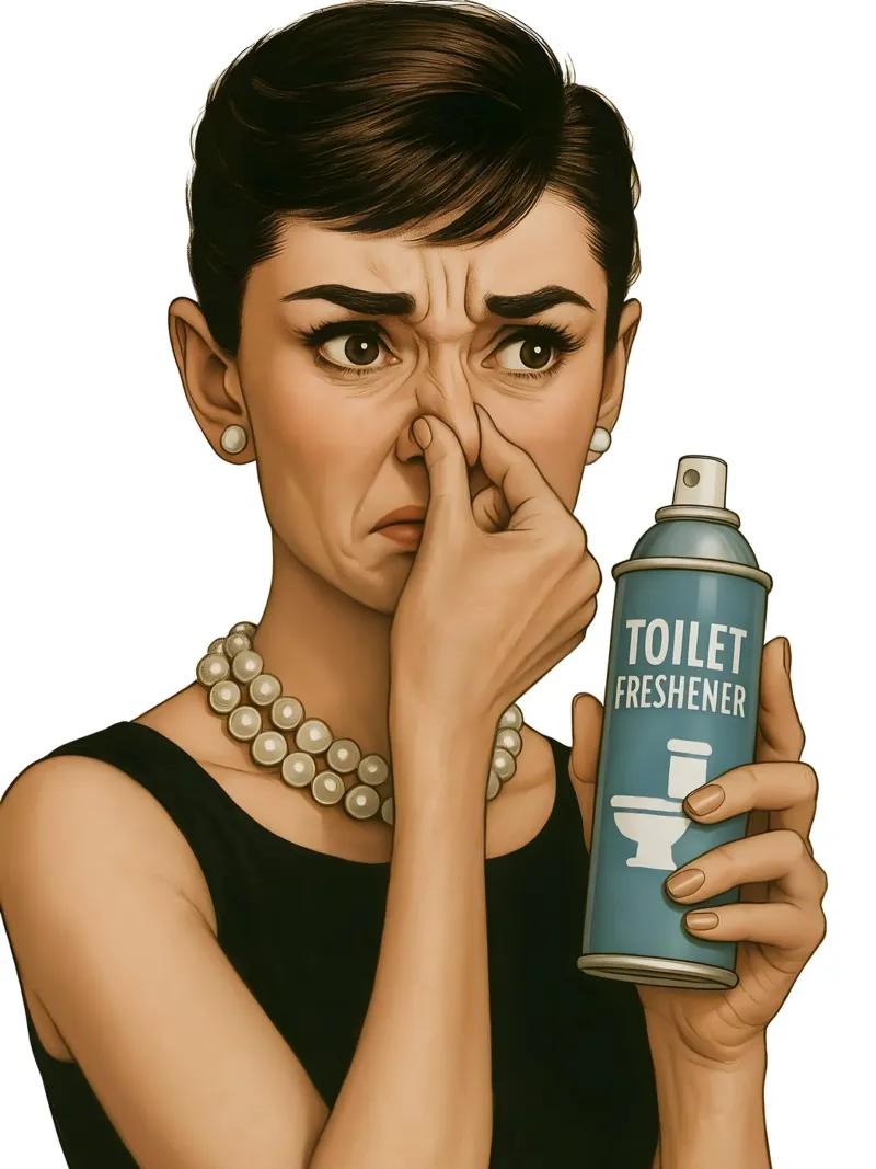 BAGNO AUDREY HEPBURN poster da ARTOMATIC