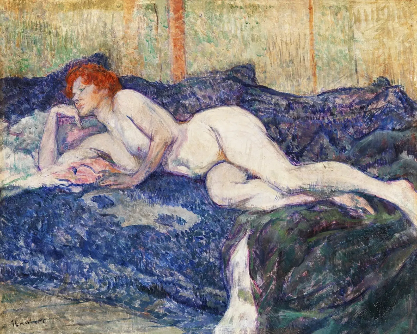 Toulouse-Lautrec: Post-Impressionistisch naakt & Boheemse allure backlit folie van NorwesClub